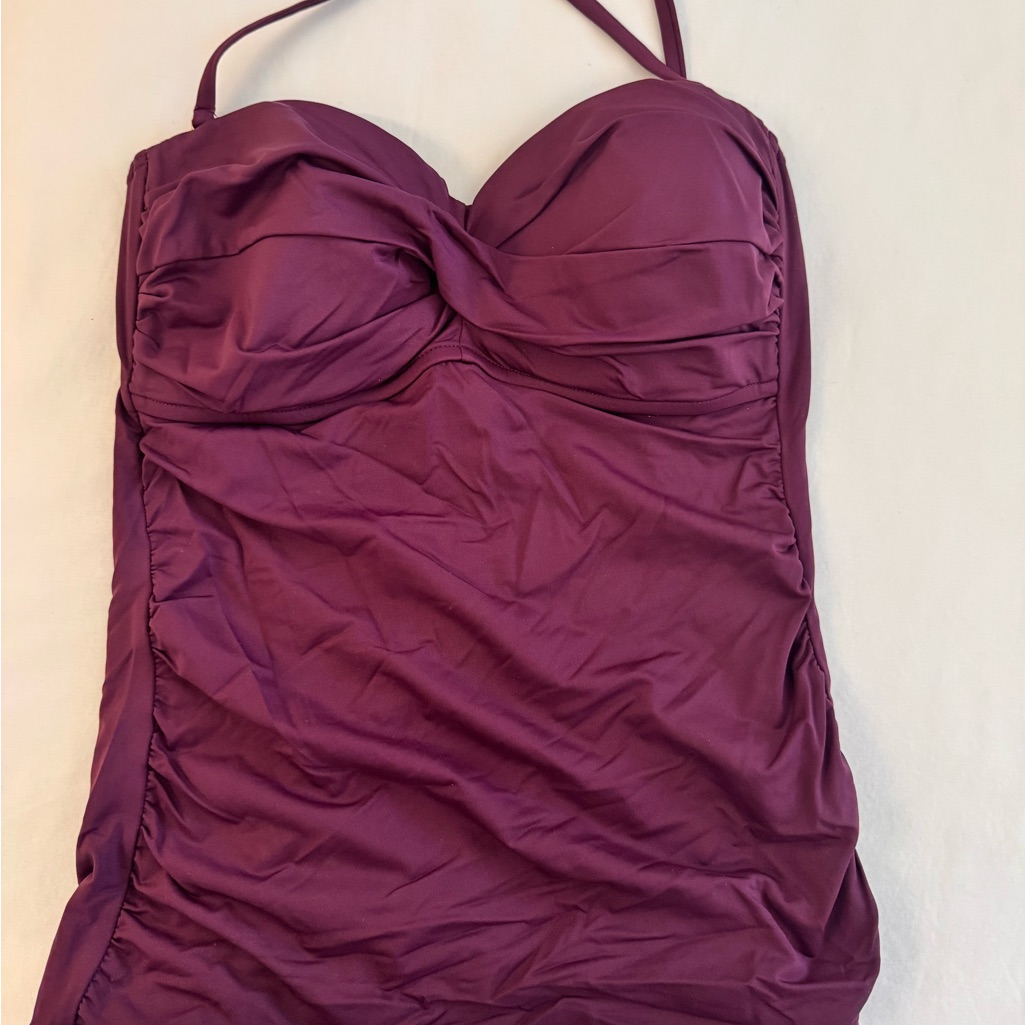 Anne Cole Deep Purple Swimsuit